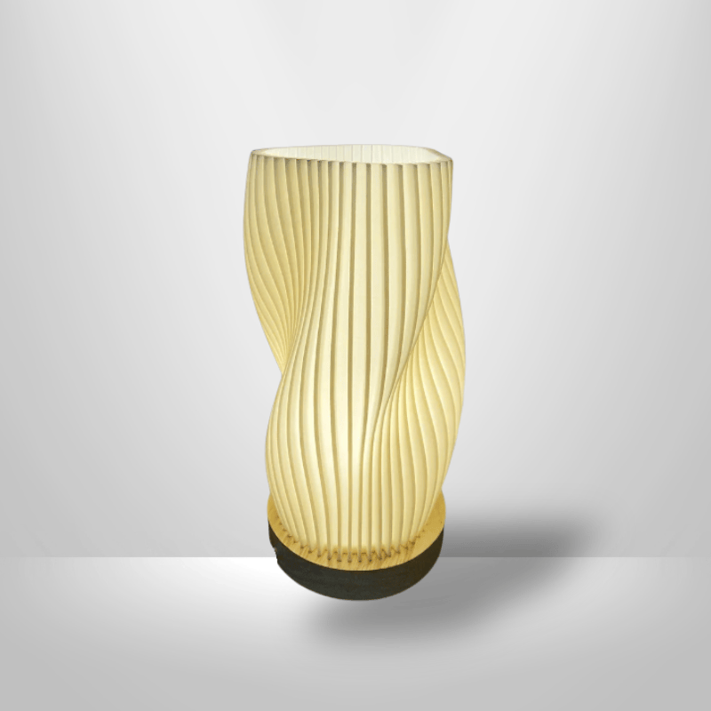Lampe de Chevet Design - Spirale | Cocon de Lune Hauteur 29 cm