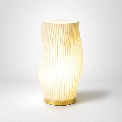 Lampe de Chevet Design-Spirale Élégante et Moderne Hauteur 21 cm