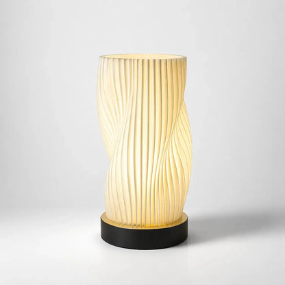 Lampe de Chevet Design-Spirale Élégante et Moderne Hauteur 29 cm