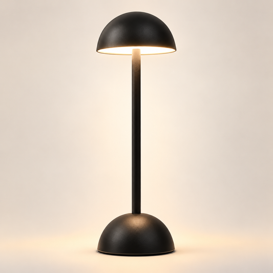 Lampe de Chevet Dôme Tactile Rechargeable - Clarity | Cocon de Lune - Noire