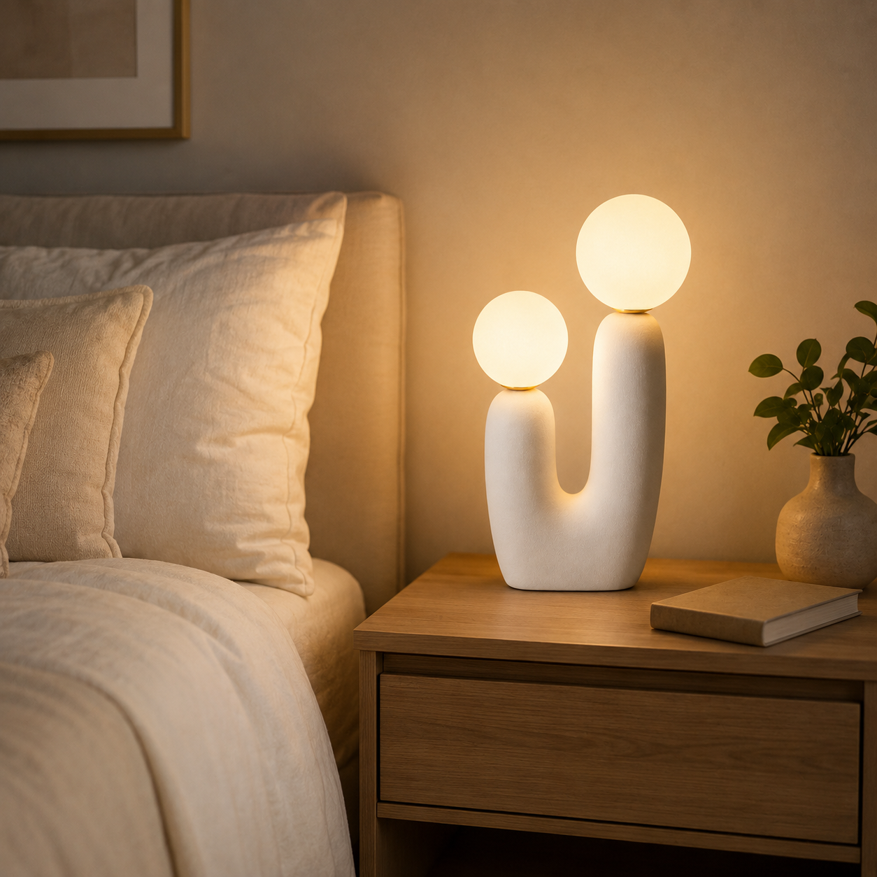 Lampe de chevet Duo de Lune, vue d'ensemble | Cocon de Lune
