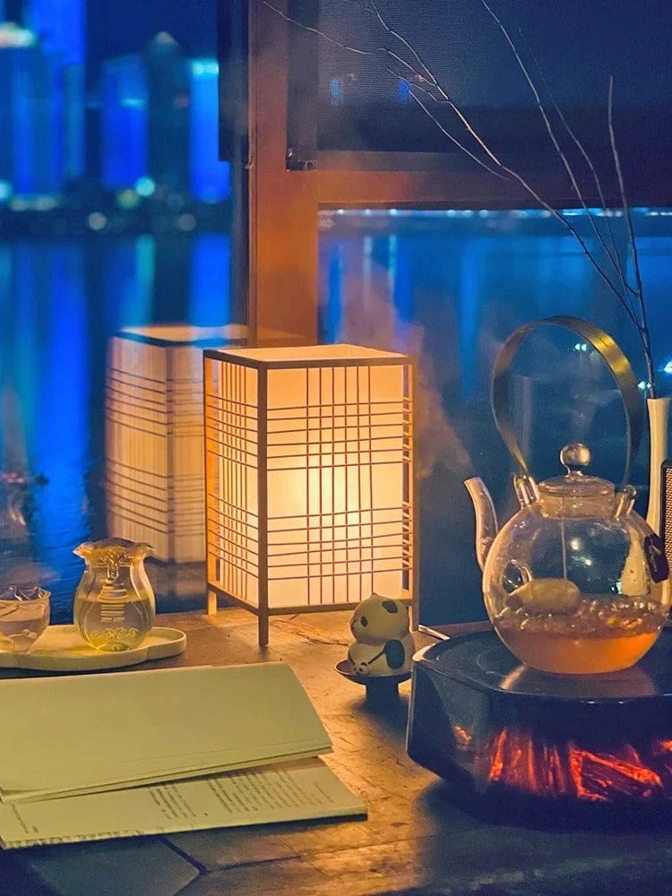 Lampe de Chevet en Bambou - Forêt de Bambou | Cocon de Lune