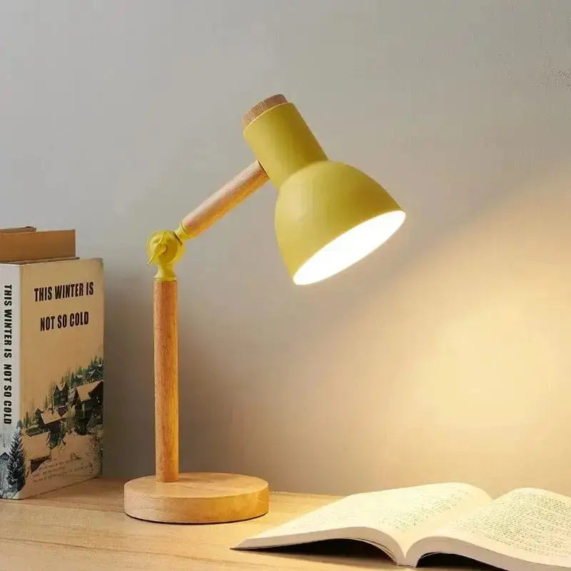 Lampe de Chevet en Bois Colorée - Bois Harmonie | Cocon de Lune
