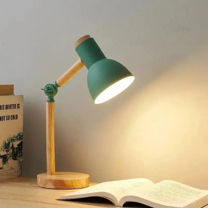 Lampe de Chevet en Bois Colorée - Bois Harmonie | Cocon de Lune