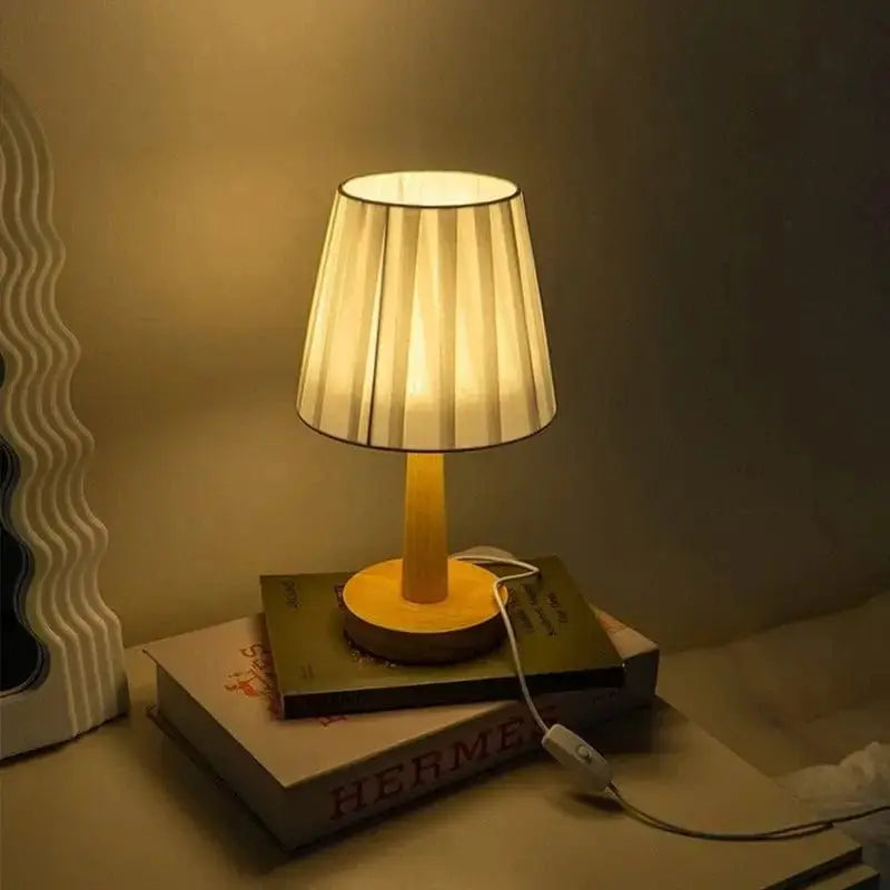 Lampe de Chevet en Bois - Chêne Clair - Cocon de Lune