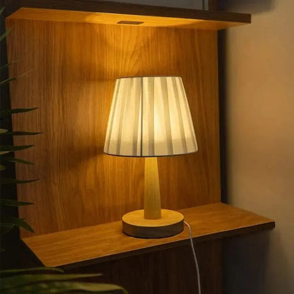 Lampe de Chevet en Bois - Chêne Clair - Cocon de Lune