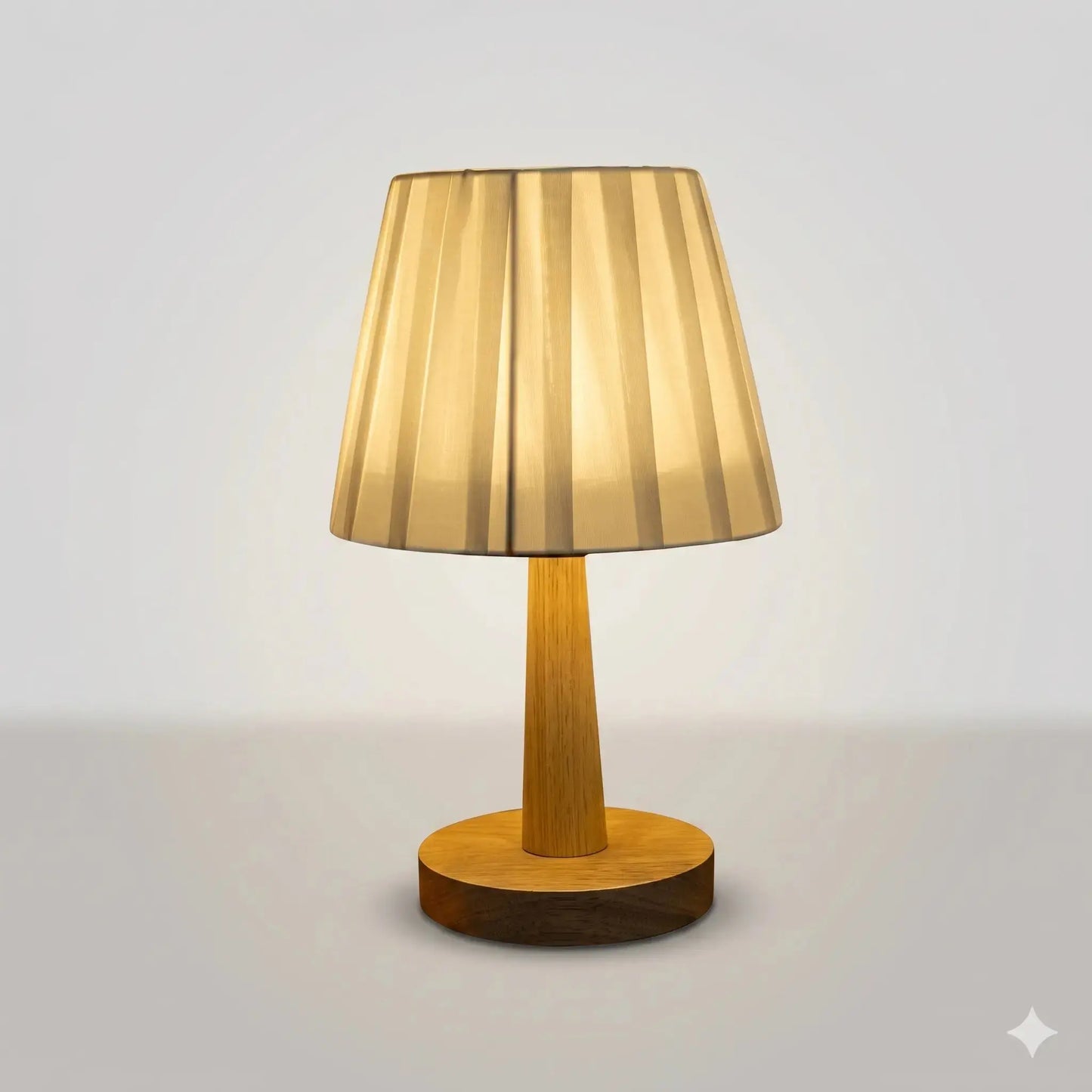 Lampe de Chevet en Bois - Chêne Clair | Cocon de Lune Lumière Chaude