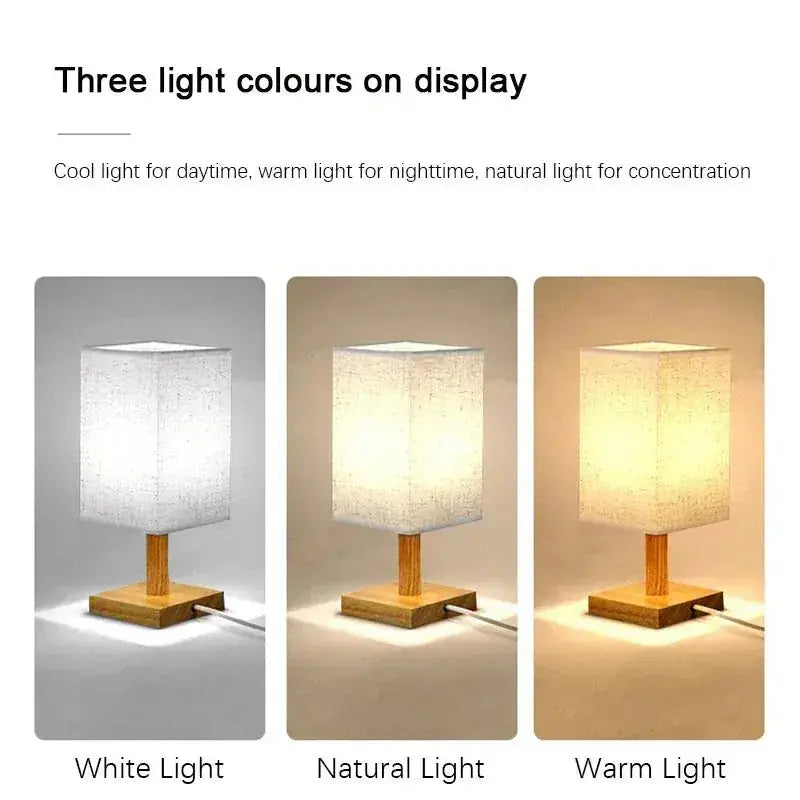 Lampe de Chevet en Bois - Clair de Bois - Cocon de Lune