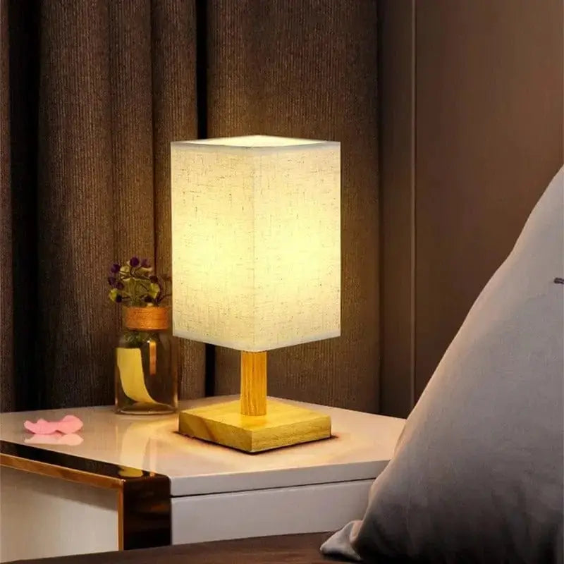 Lampe de Chevet en Bois - Clair de Bois - Cocon de Lune