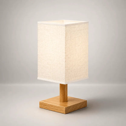 Lampe de Chevet en Bois - Clair de Bois | Cocon de Lune Gris / 3 Couleurs