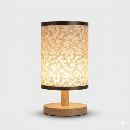 Lampe de Chevet en Bois - Feuille de Nuit | Cocon de Lune C