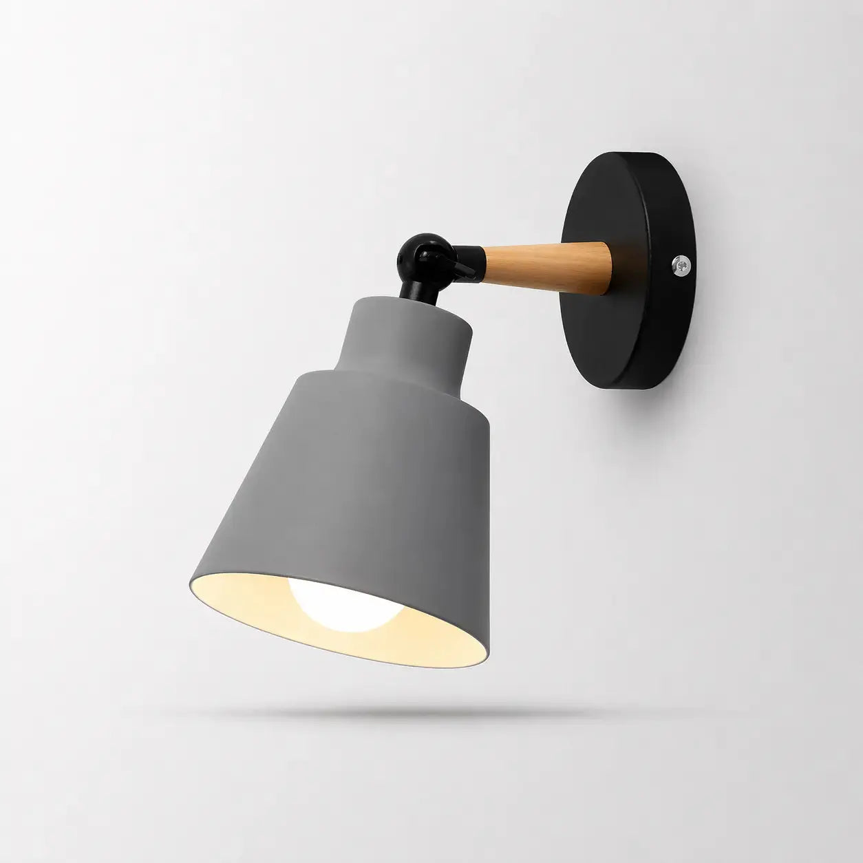 Lampe de Chevet Murale Florale - Fleur Murale | Cocon de Lune Gris