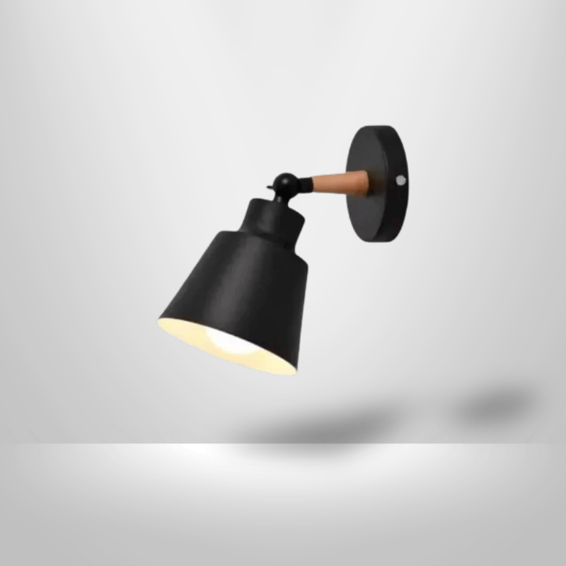 Lampe de Chevet en Bois - Fleur de Bois | Cocon de Lune Noir