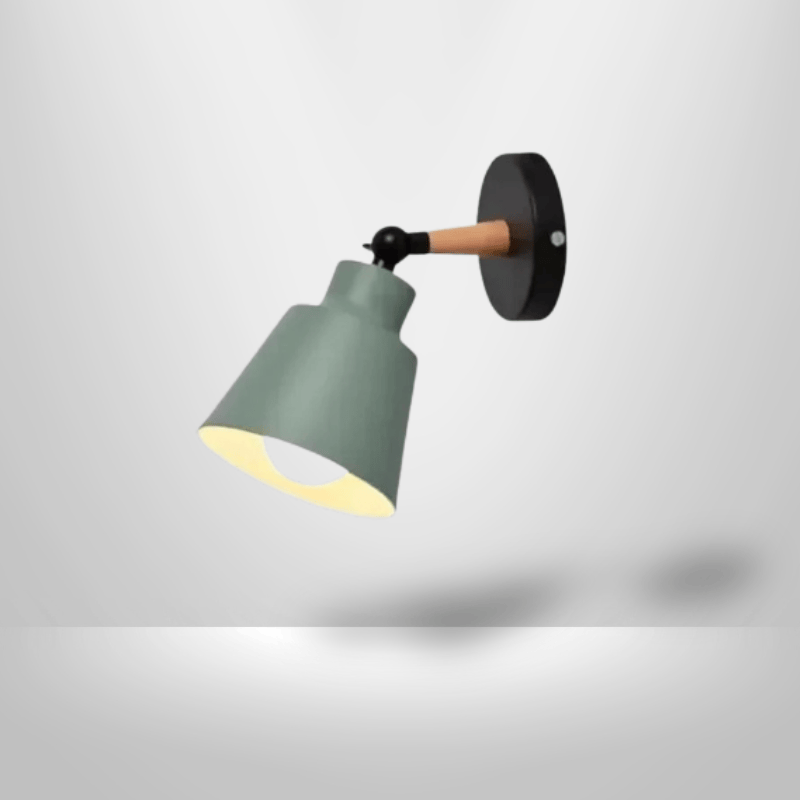 Lampe de Chevet en Bois - Fleur de Bois | Cocon de Lune Vert