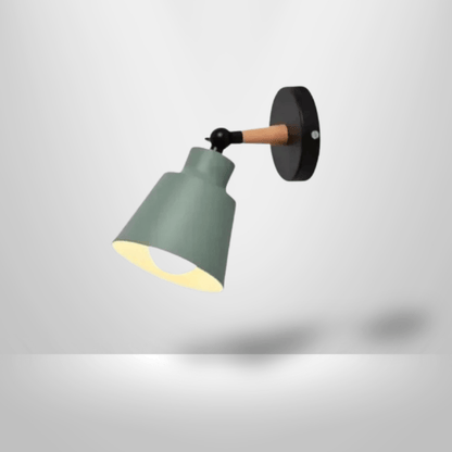 Lampe de Chevet en Bois - Fleur de Bois | Cocon de Lune Vert