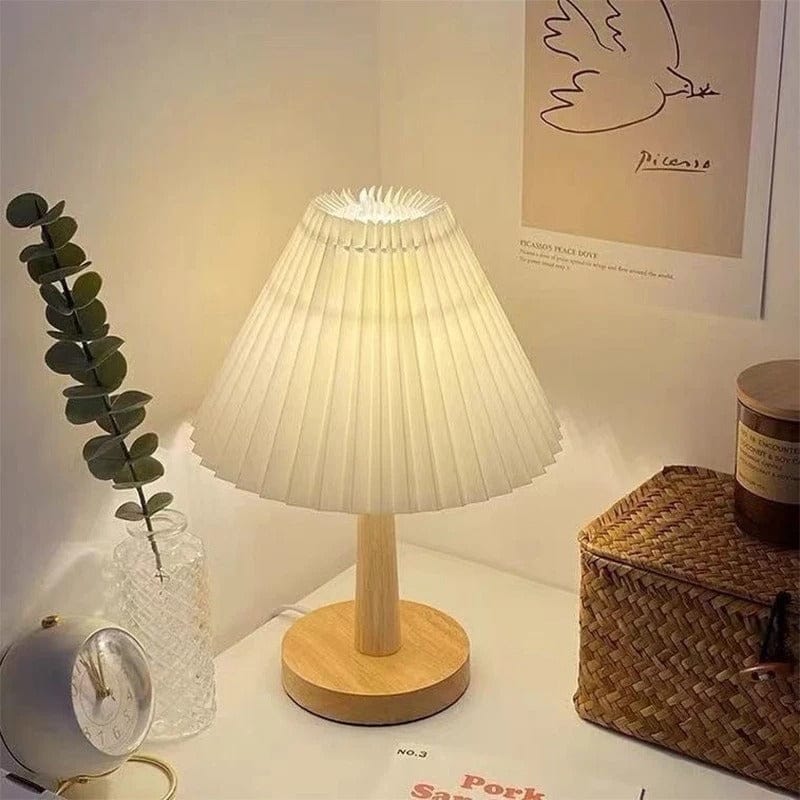 Lampe de Chevet en Bois - Lumière Forestière | Cocon de Lune