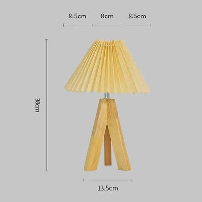 Lampe de Chevet en Bois - Pin Doré - Cocon de Lune
