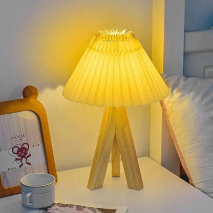 Lampe de Chevet en Bois - Pin Doré - Cocon de Lune
