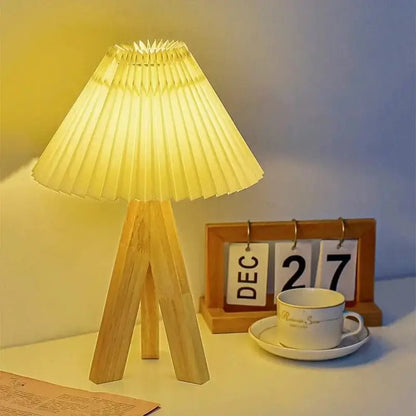 Lampe de Chevet en Bois - Pin Doré - Cocon de Lune