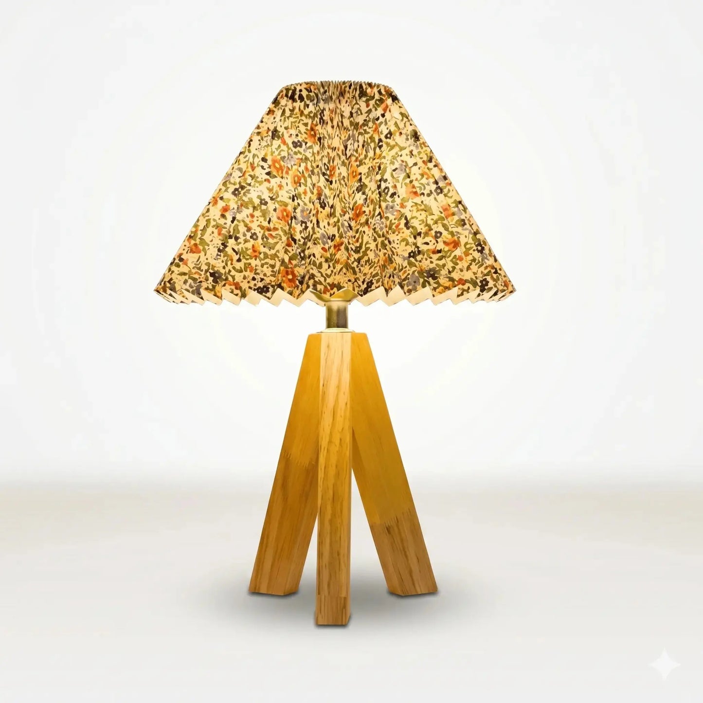 Lampe de Chevet en Bois - Pin Doré | Cocon de Lune B / 3 Couleurs