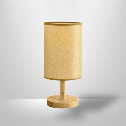 Lampe de Chevet en Bois - Reflet Naturel | Cocon de Lune Jaune