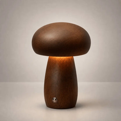 Lampe de Chevet en Bois - SousBois | Cocon de Lune Rouge L