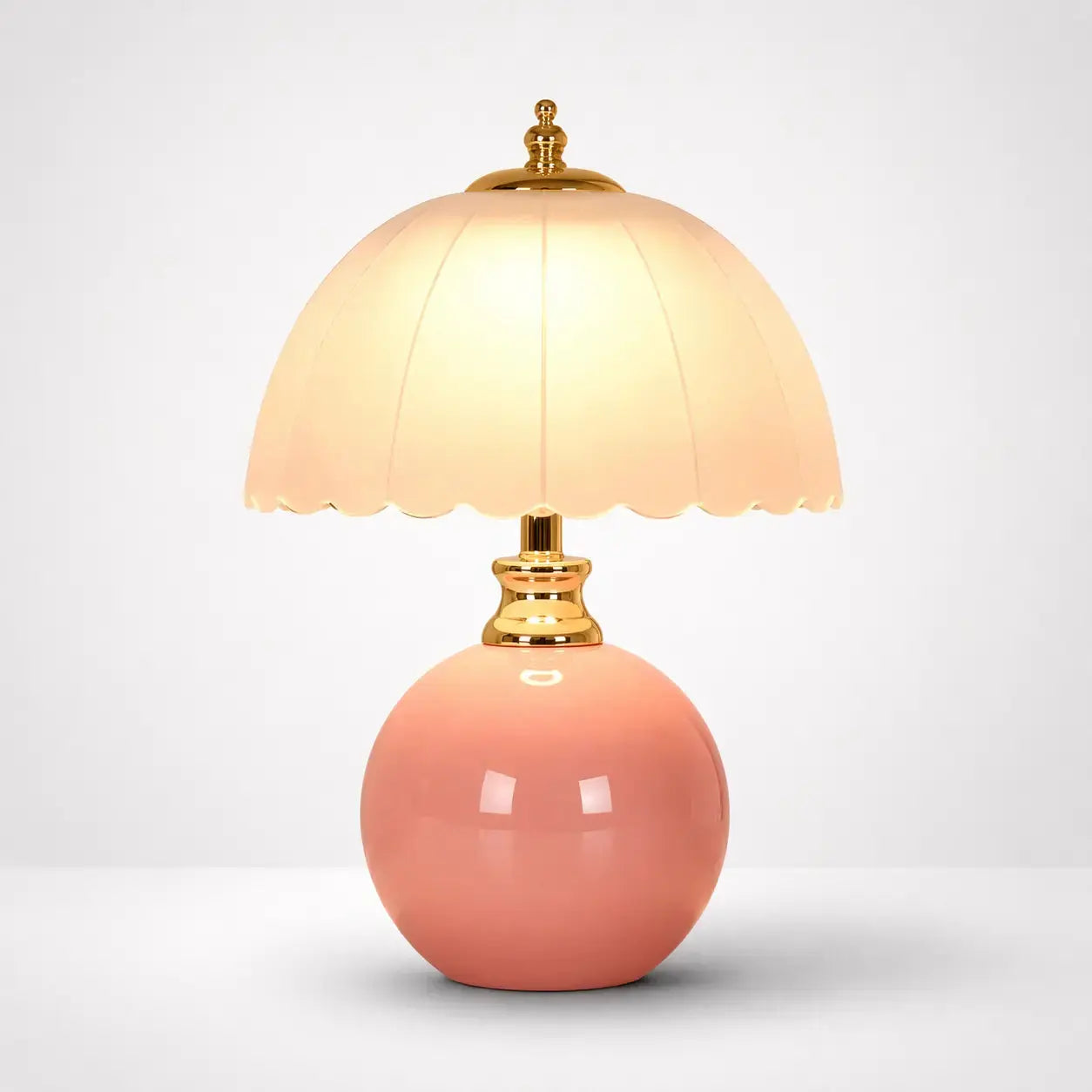 Lampe de Chevet en Céramique - Coupole | Cocon de Lune Rose