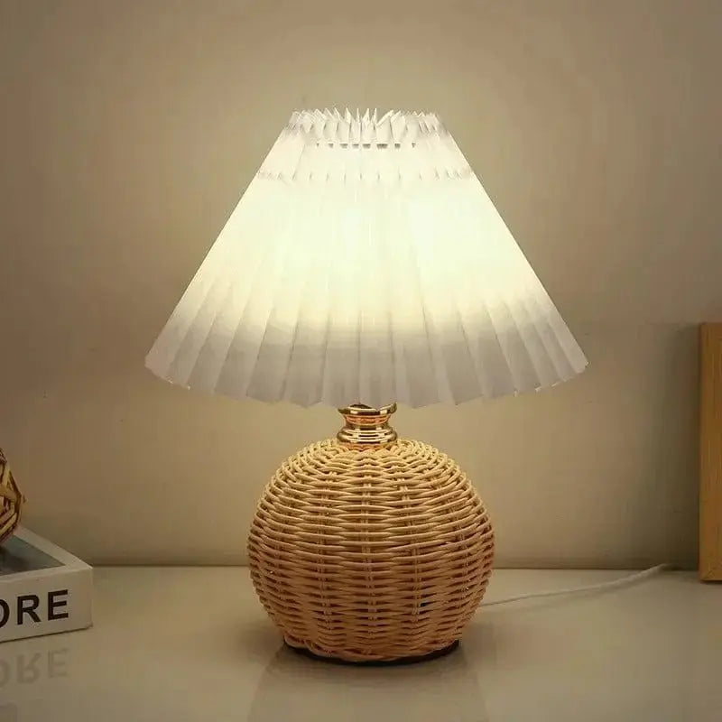 Lampe de Chevet en Rotin - Panier de Lune - Cocon de Lune