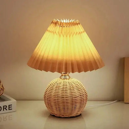 Lampe de Chevet en Rotin - Panier de Lune - Cocon de Lune