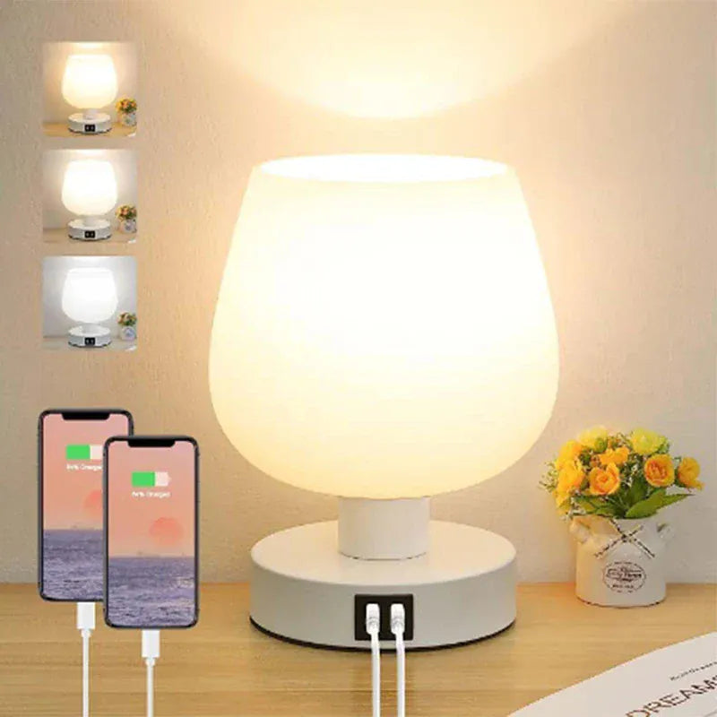 Lampe de Chevet en Verre - Clair de Lune | Cocon de Lune