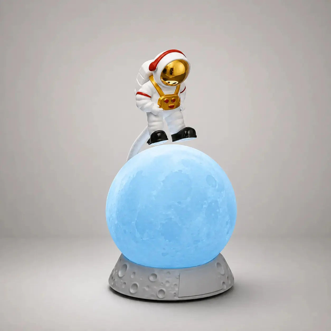 Lampe de Chevet Enfant à pile- MiniStar | Cocon de Lune Bleu / USB