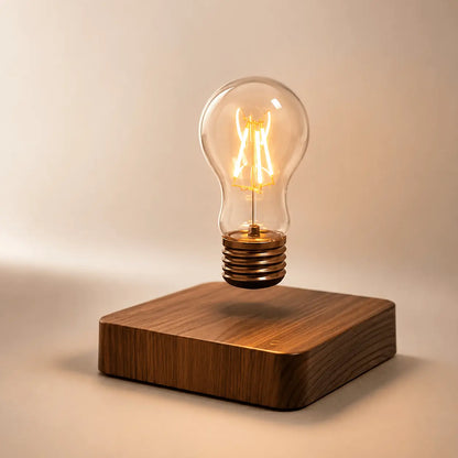 Lampe de Chevet Industrielle Lévitation – Ampoule Flottante - Cocon de  Socle carré