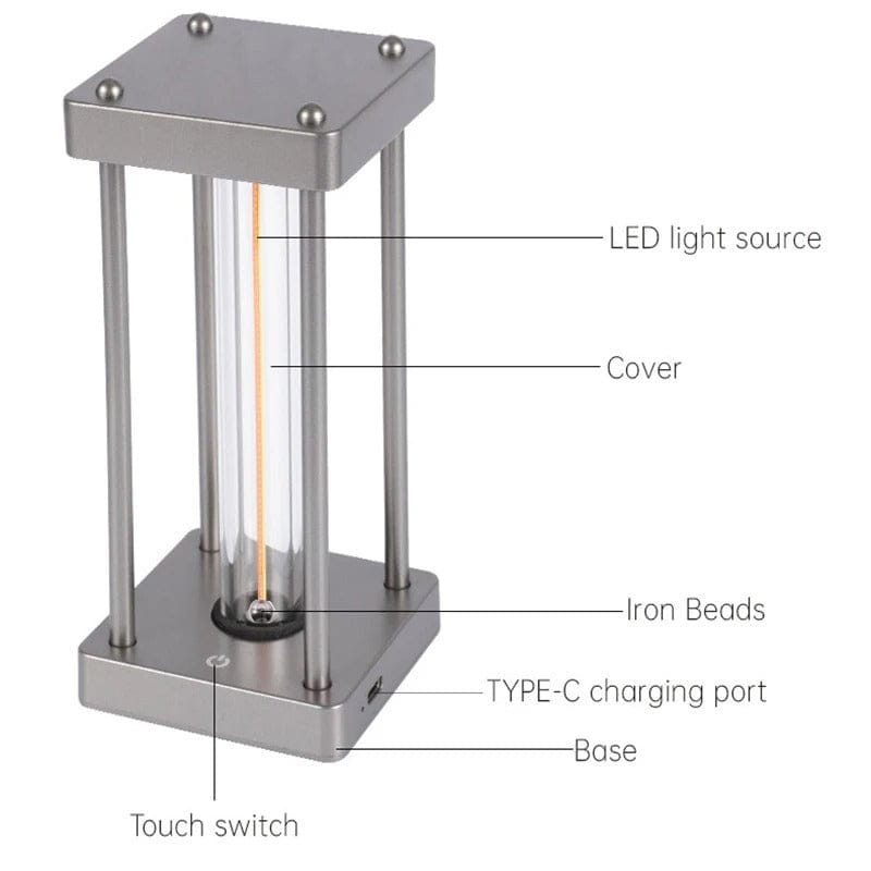 Lampe de Chevet Industrielle - SteelLine | Cocon de Lune
