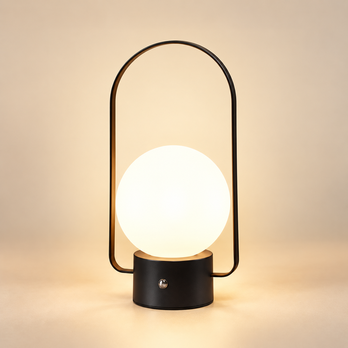 Lampe de Chevet Lanterne à Poignée Rechargeable - OldSteel | Cocon de Lune - Noir