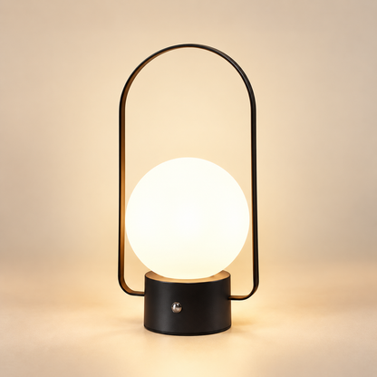 Lampe de Chevet Lanterne à Poignée Rechargeable - OldSteel | Cocon de Lune - Noir