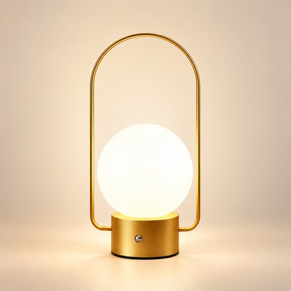 Lampe de Chevet Lanterne à Poignée Rechargeable - OldSteel | Cocon de Lune - Or