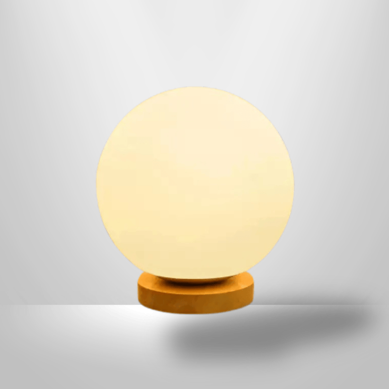 Lampe de Chevet LED - Éclat Perlé | Cocon de Lune 3 Couleurs