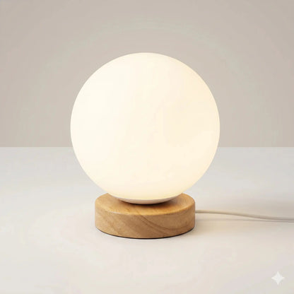 Lampe de Chevet LED - Éclat Perlé | Cocon de Lune 3 Couleurs