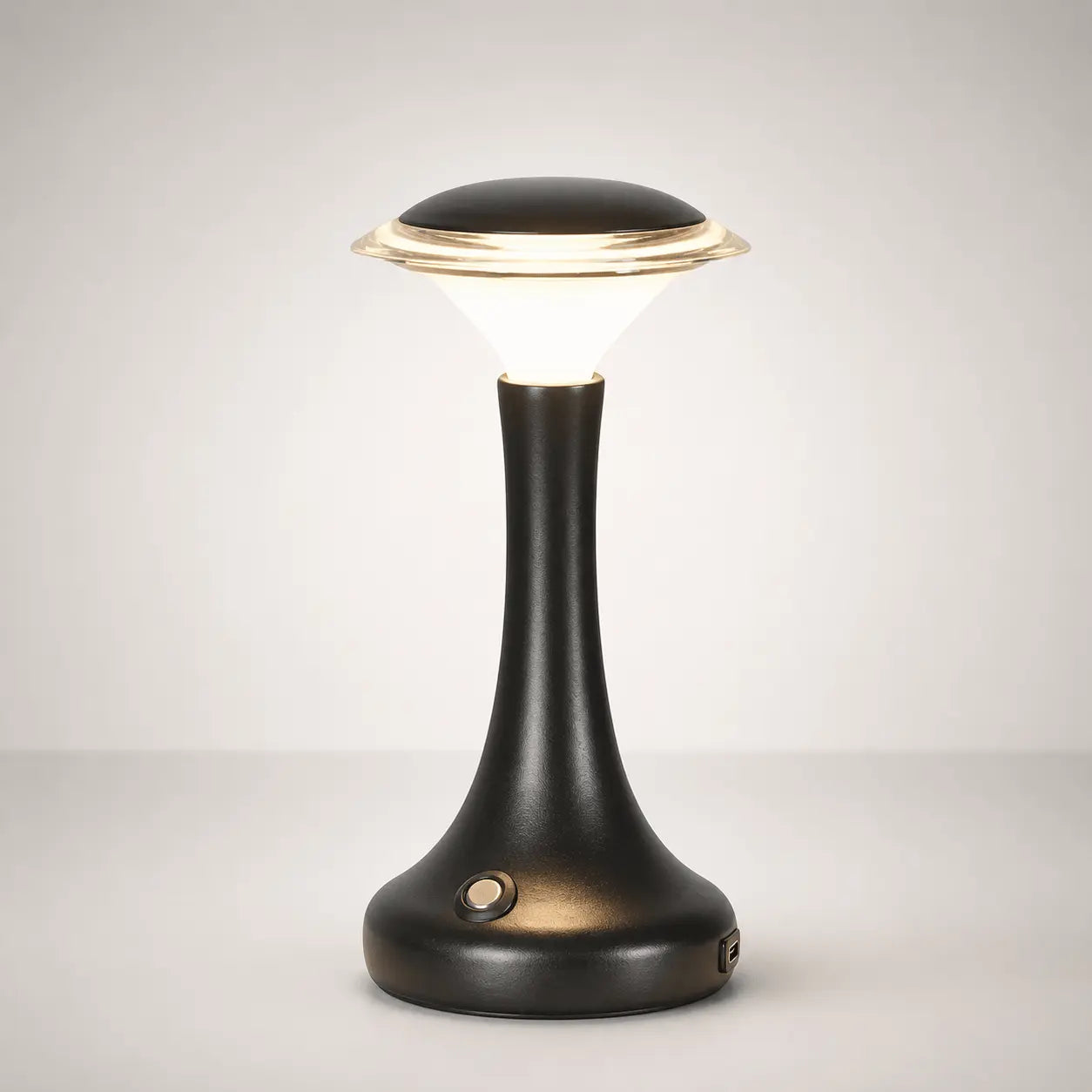 Lampe de Chevet Métal Noir - AeroLight | Cocon de Lune Noir