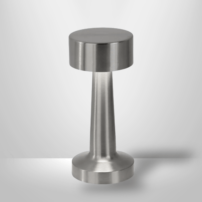 Lampe de Chevet Moderne - Arka | Cocon de Lune Haltère - Argent