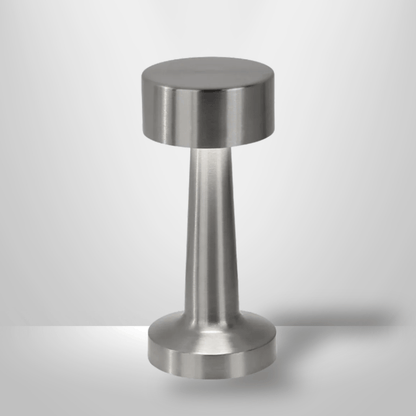 Lampe de Chevet Moderne - Arka | Cocon de Lune Haltère - Argent