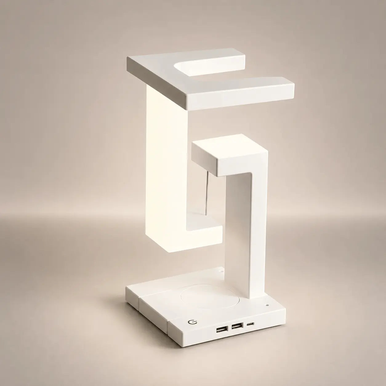 Lampe de Chevet Moderne Blanche à Effet Suspendu - Stream - Cocon de 