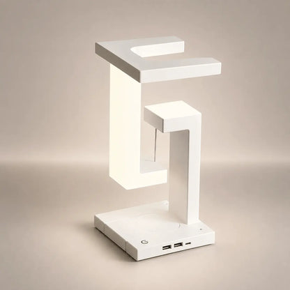 Lampe de Chevet Moderne Blanche à Effet Suspendu - Stream - Cocon de 