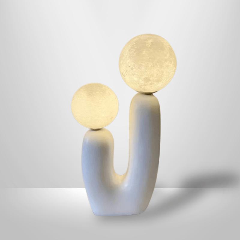 Lampe de Chevet Moderne - Duo de Lune | Cocon de Lune Lune Blanc