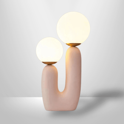 Lampe de Chevet Moderne - Duo de Lune | Cocon de Lune Verre Rose