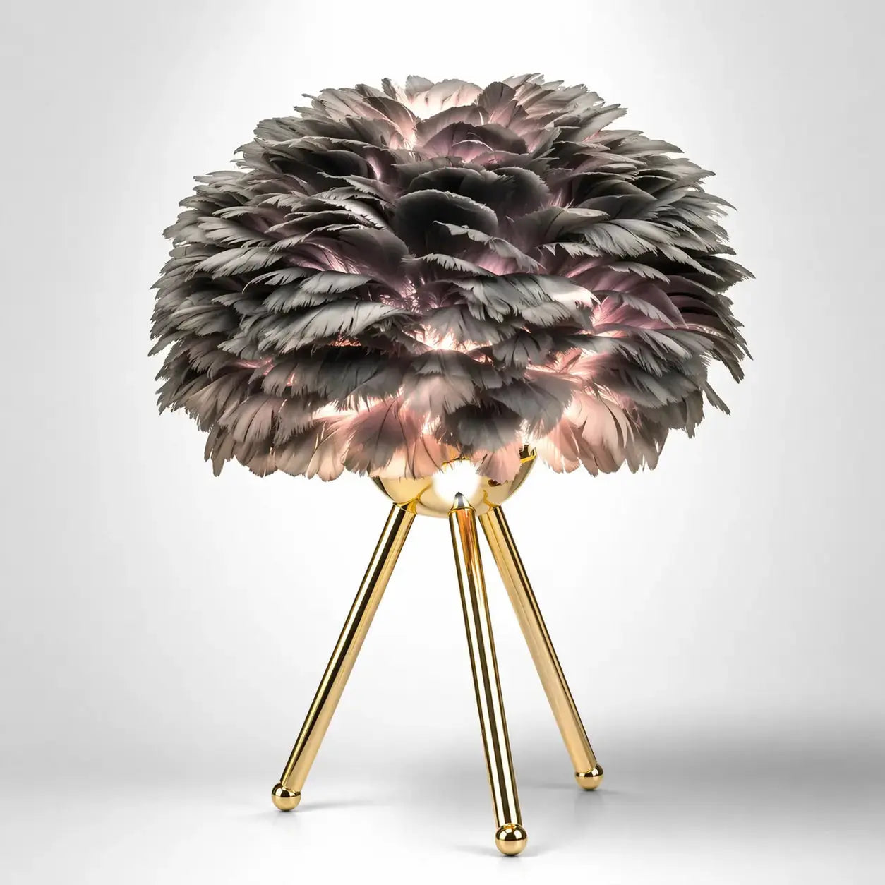 Lampe de Chevet Moderne - Modena | Cocon de Lune Or Gris 30cm