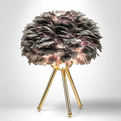 Lampe de Chevet Moderne - Modena | Cocon de Lune Or Gris 30cm