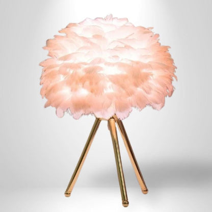 Lampe de Chevet Moderne - Modena | Cocon de Lune Or Rose 30cm