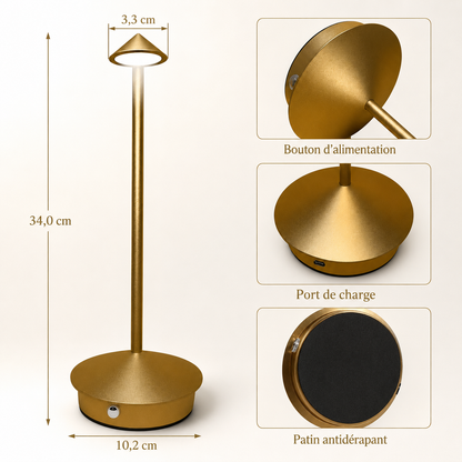 Lampe de Chevet Galet Rechargeable - Neo