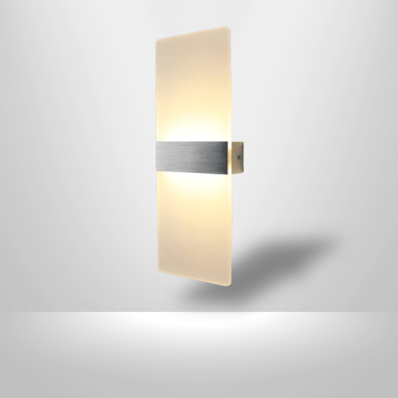 Lampe de Chevet Murale - AeroWall | Cocon de Lune Argent / 14cm / Lumière Chaude